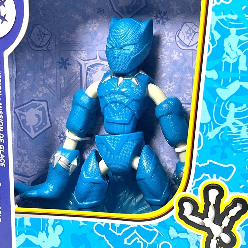 Marvel Avengers Bend and Flex Missions Black Panther Ice Mission Hasbro NIB